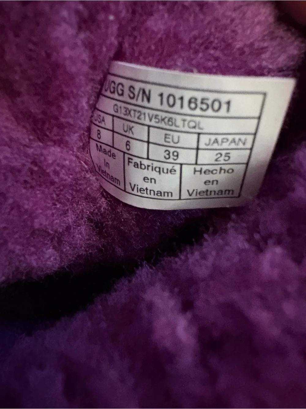 UGG Classic Short Shearling Boots in Vibrant Purple